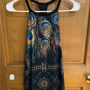 Hollister Multicolor Feather Print Shirt